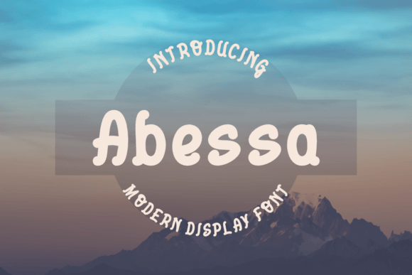 Abessa Font: A Bold Display Typeface for Authentic Branding