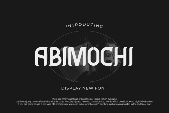 Abimochi: Elevate Your Editorial Design with This Trendy Font
