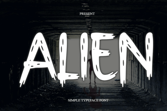 Alien: A Modern Display Font for Digital Creators