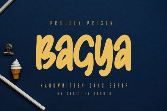 Bagya: A Modern Handwritten Font for Your Creative Projects