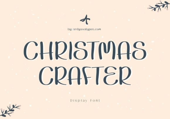 Christmas Crafter: A Festive Handwritten Display Font