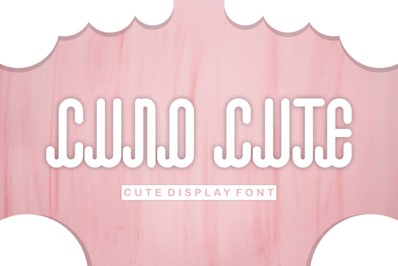 Cuno Cute Font for Crafters and Product Design