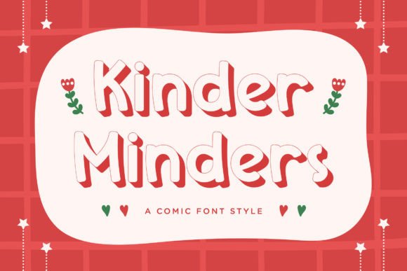 Discover Kinder Minders: A Playful Comic Display Font