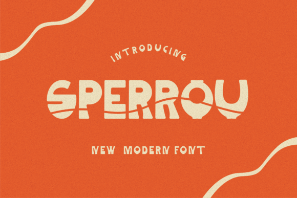 Discover Sperrou: A Groovy and Playful Display Font