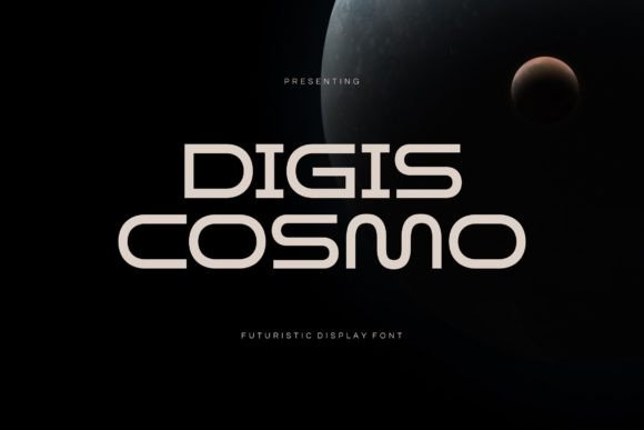 Discover the Futuristic Charm of Digis Cosmo Font