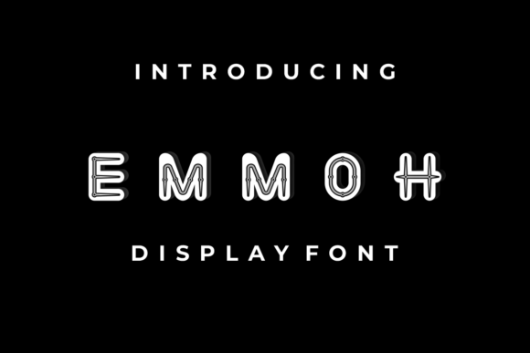 Emmoh: A Cool and Unique Display Font for Creative Projects