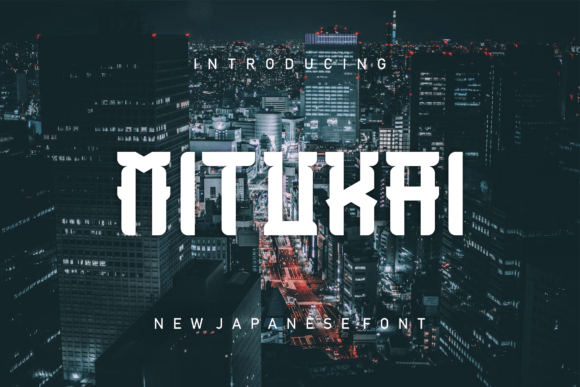 Enhance Your Brand with Mitukai: A Cool Japanese-Inspired Display Font