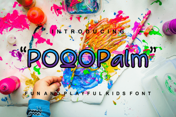 Enhance Your Brand with Poqo Palm: A Playful Display Font