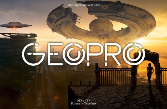 Geopro: A Futuristic Display Font for Modern Projects