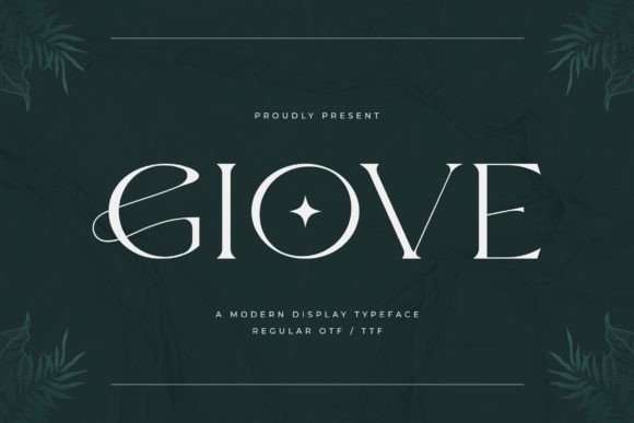 Giove: The Elegant Display Font for Chic Editorial Design