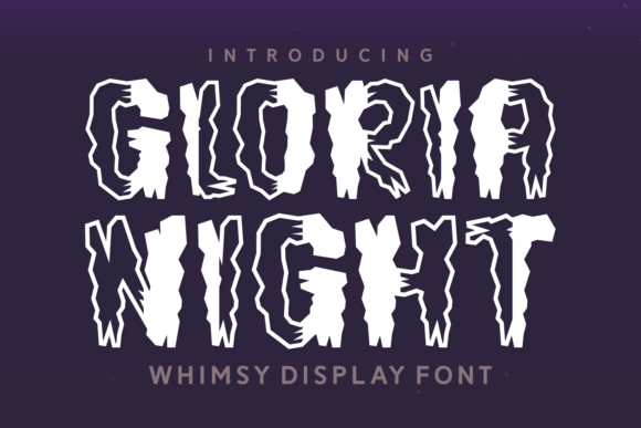 Gloria Night Font Duo for Editorial Design and Publishing