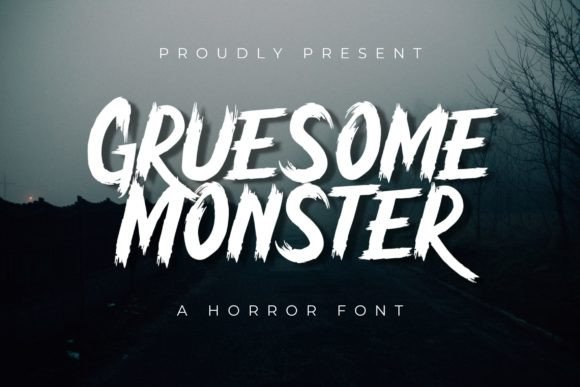 Gruesome Monster: A Spooky and Modern Font for Creative Brands