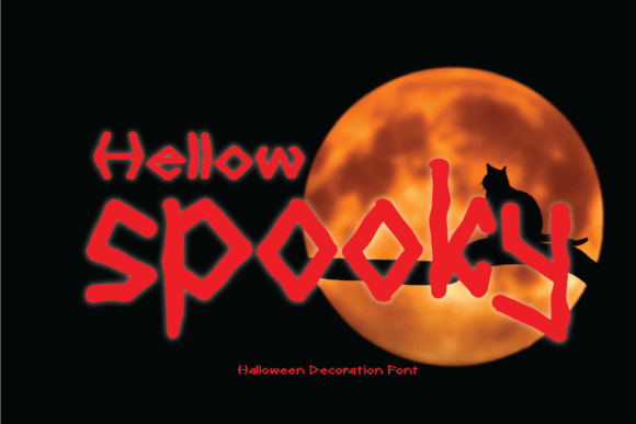 Hellow Spooky: A Halloween-Inspired Display Font for Editorial Design