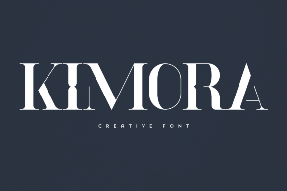 Kimora: An Elegant Display Font for Distinctive Design