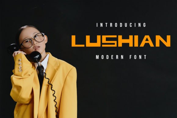Lushian: A Stylish Display Font for Editorial Impact