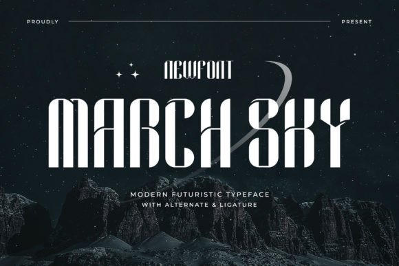 March Sky: The Modern Futuristic Font for Creative Makers