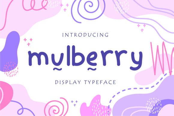 Mullberry Font: The Friendly Display Typeface for Handmade Businesses