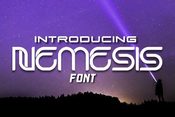 Nemesis: A Sci-Fi Display Font for Eye-Catching Designs