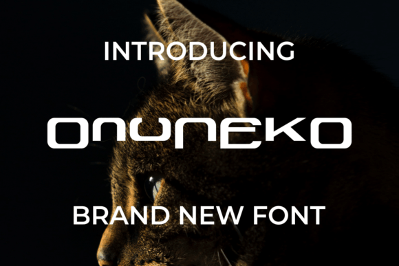 Onuneko: A Modern Display Font for Creative Web Design
