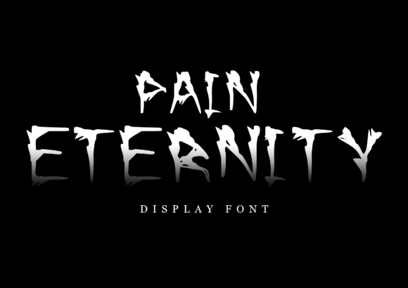 Pain Eternity: A Display Font for Editorial Contrast
