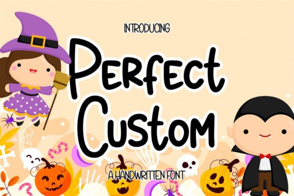 Perfect Custom: A Charming Handwritten Font for Editorial Design