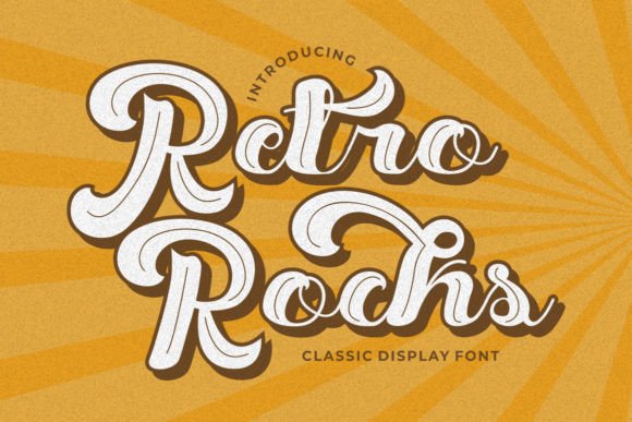 Retro Rocks: The Perfect Vintage Font for Engaging Designs