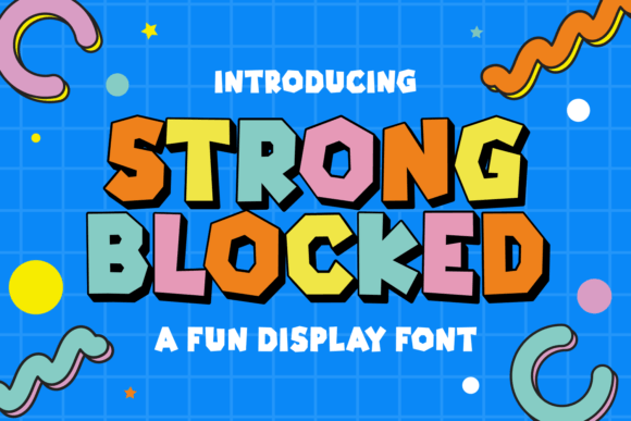 Strong Blocked: A Bold Display Font for Digital Design