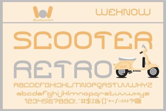 The Scooter Retro Font for Marketing and Creative Campaigns