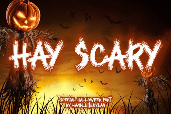 Transform Your Brand with Hay Scary, the Spooky-Chic Display Font