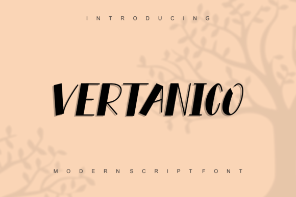 Vertanico: The Bold Display Font for Campaigns That Demand Attention