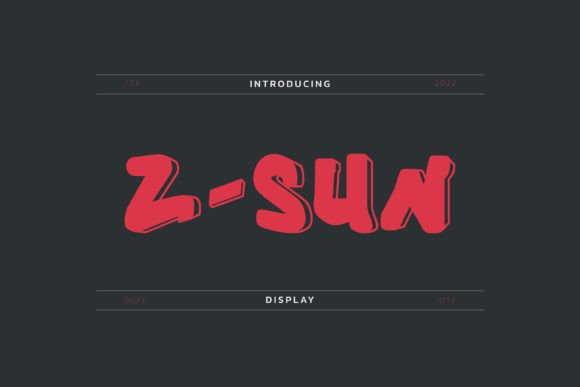 Z Sun: A Bold and Versatile Display Font for Modern Marketers